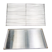 Stainless Steel BBQ Hotplate and Grill Set 400 x 480 - Flaming Coals