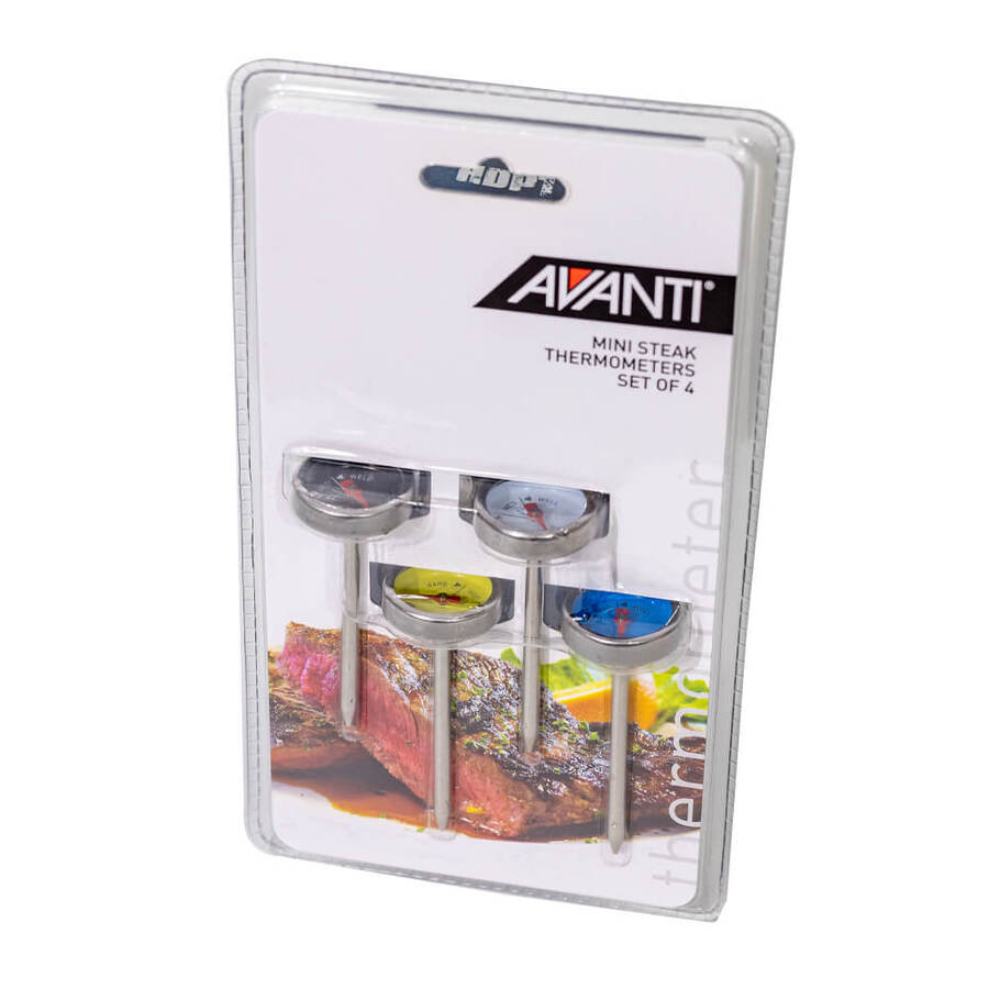 Mini Steak Thermometer - Set of 4 | Avanti