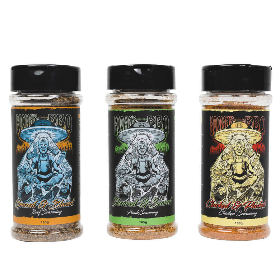 Boomas BBQ 3 Rub Combo Pack