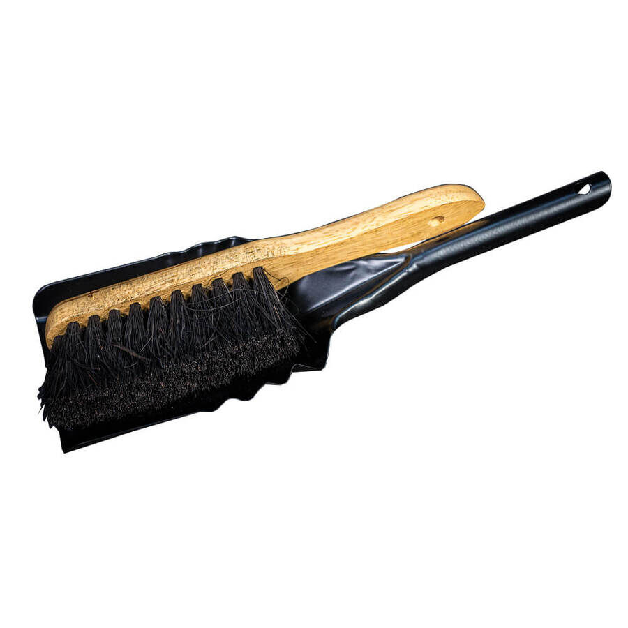 Fireplace Brush and Shovel Cleaning Set - Dustpan by Outdoor Magic