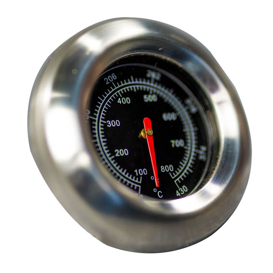 Pizza Oven or BBQ Temperature Gauge/Thermometer by Flaming Coals