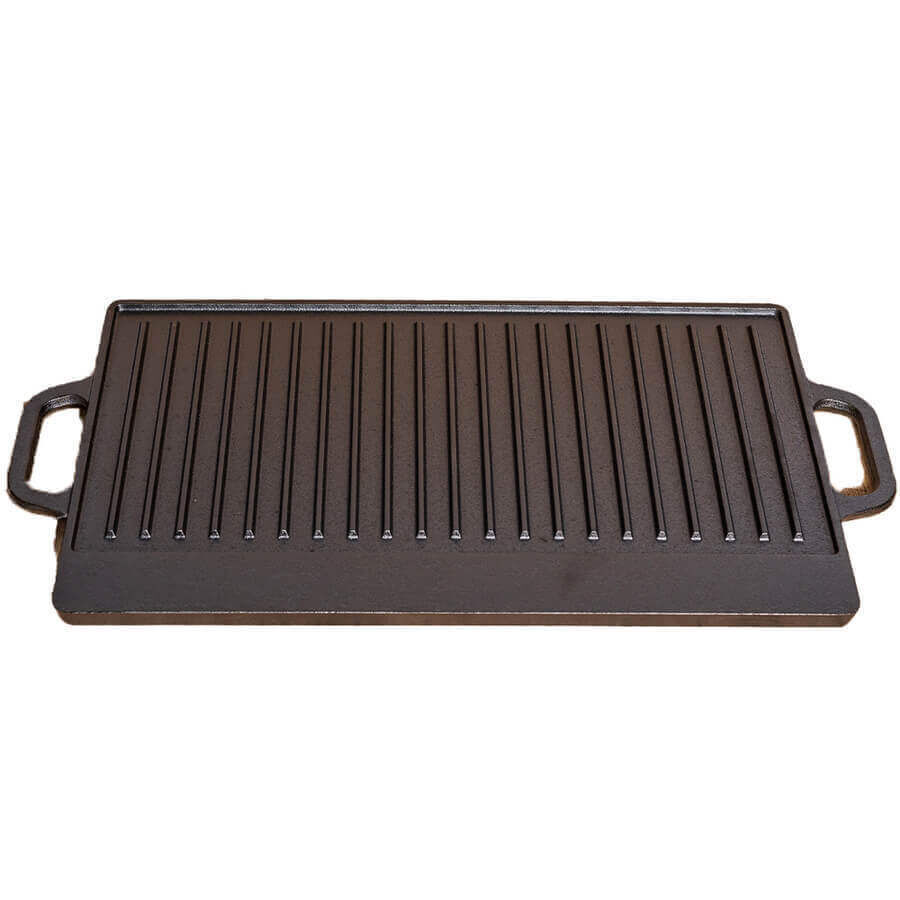 Cast Iron Griddle Hotplate 50 x 25cm by Flaming Coals