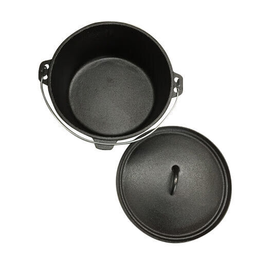 Cast Iron Camp Oven 9QT 12" by Flaming Coals