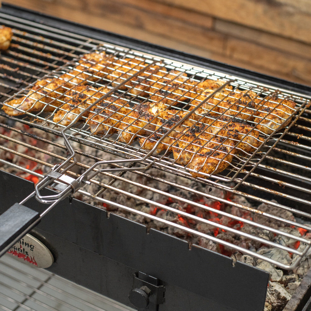 Foldable BBQ Grilling Basket