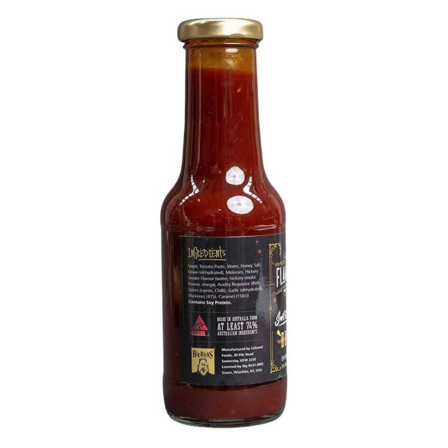 Sweet Honey BBQ Sauce - Flaming Coals