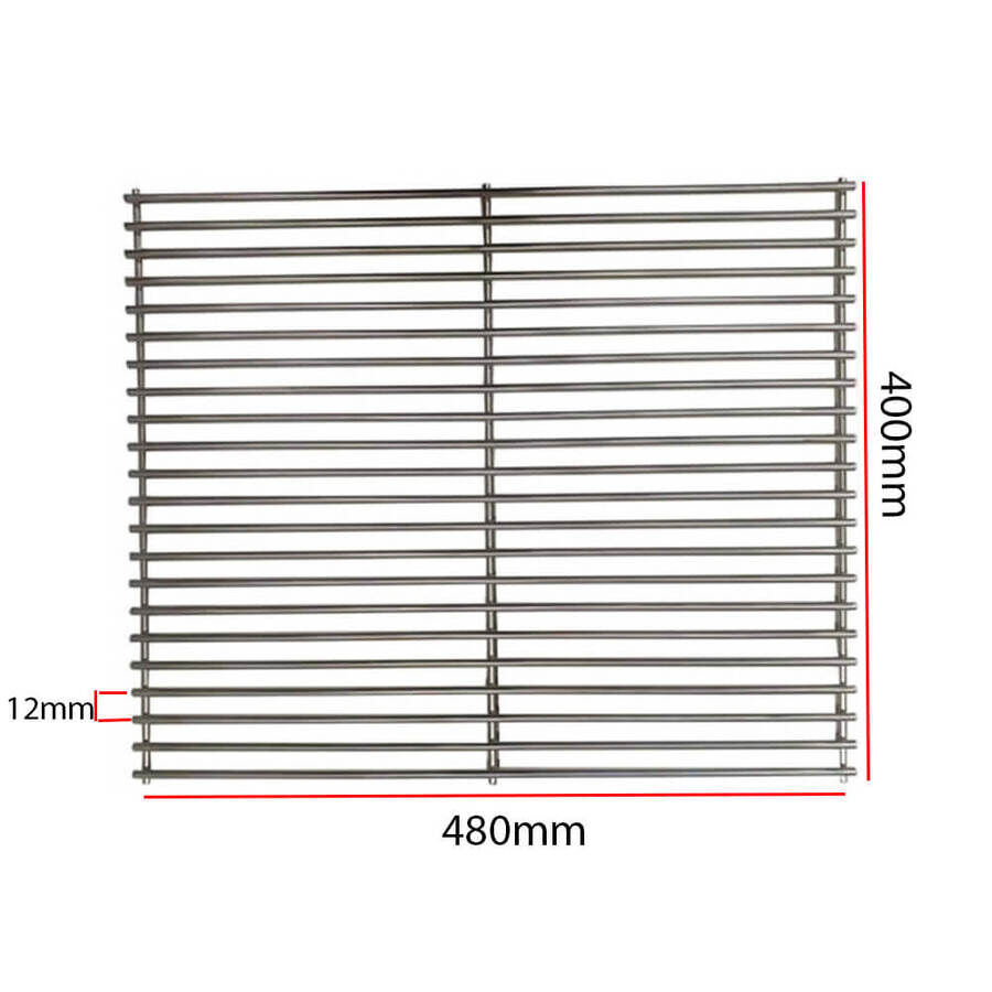 Heavy Duty Stainless Steel BBQ Grill 400 x 480 - Flaming Coals