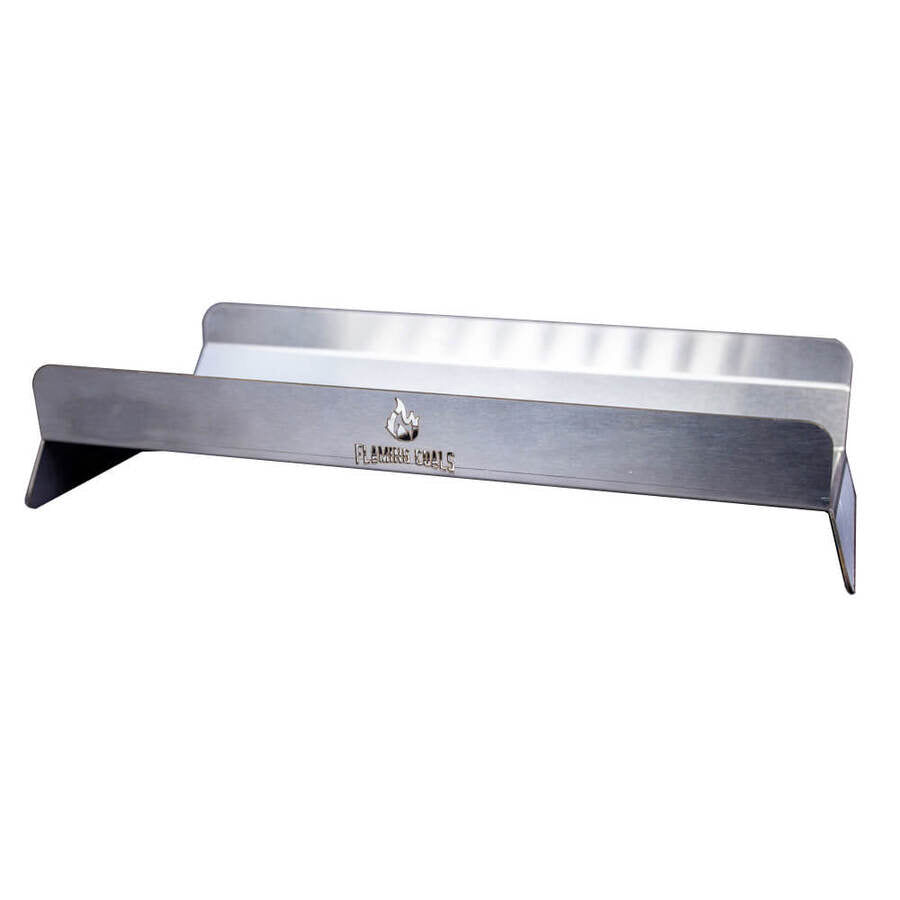 Raised Pizza Oven Log Holder XL | Flaming Coals