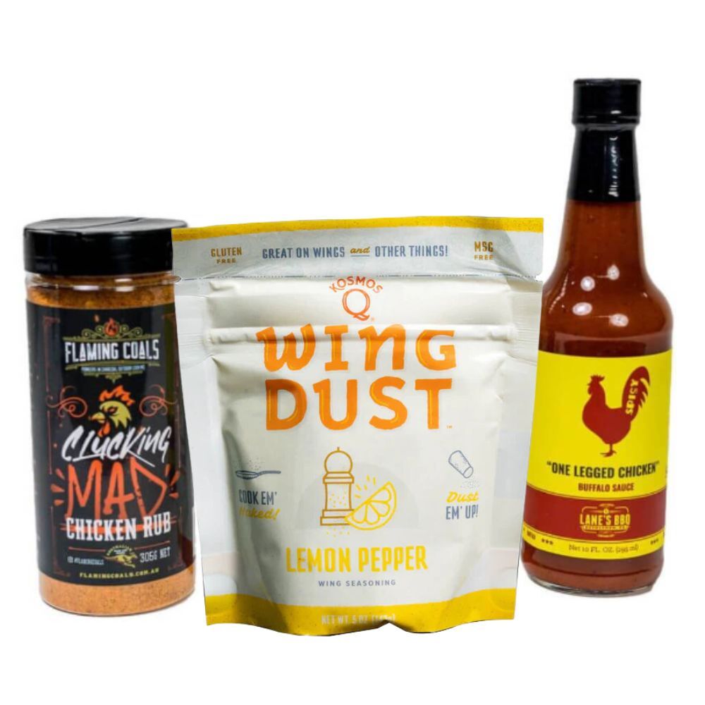 Buffalo Wings Rub and Sauce Combo Pack