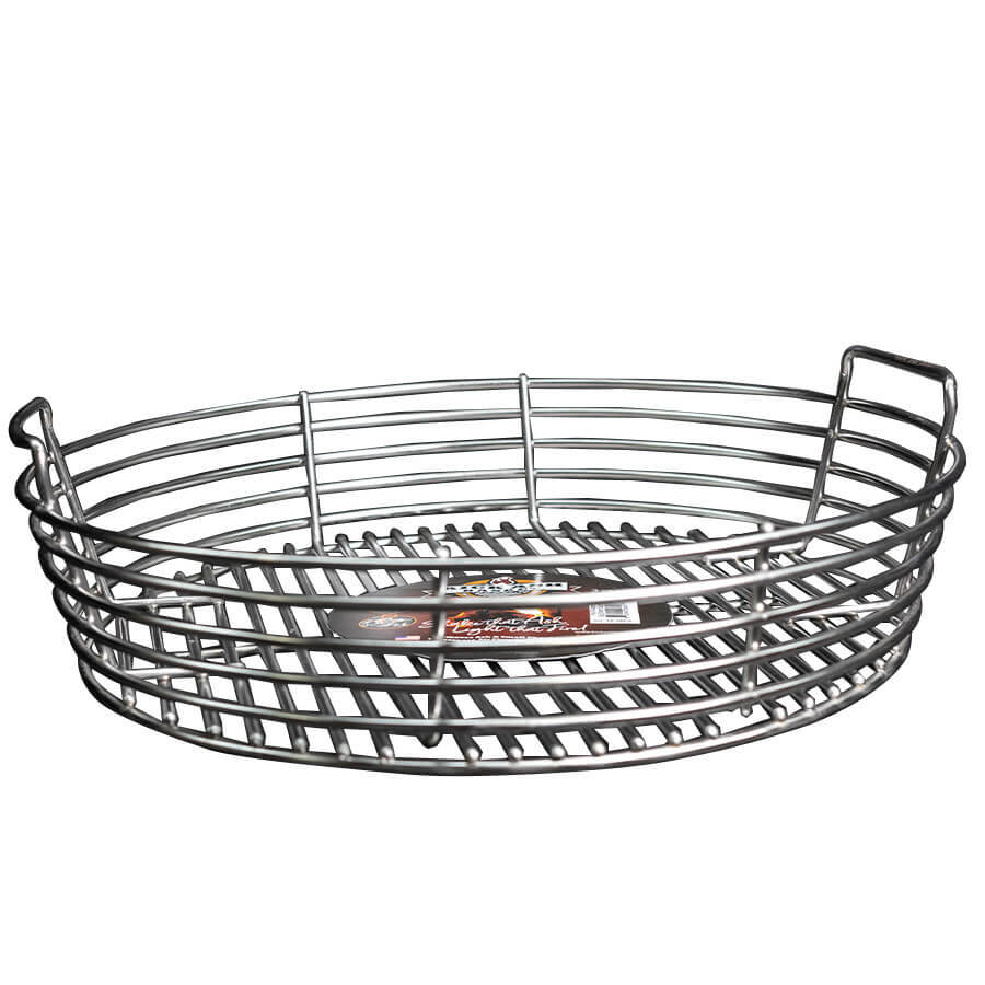 Kick Ash Basket for XL Big Green Egg in Stainless Steel