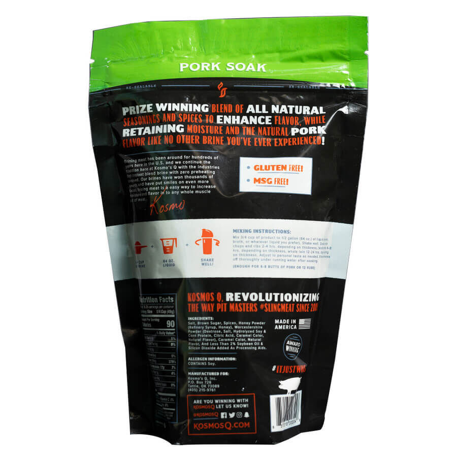 Kosmos Q Pork Soak Brine