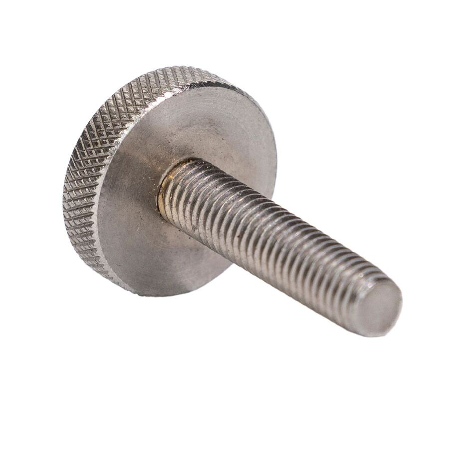 Knurled Screw (M8) – Long Thread– Stainless steel