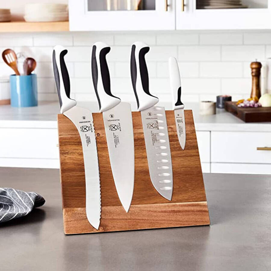 Knife & Board Set 5pc -White | Mercer Culinary