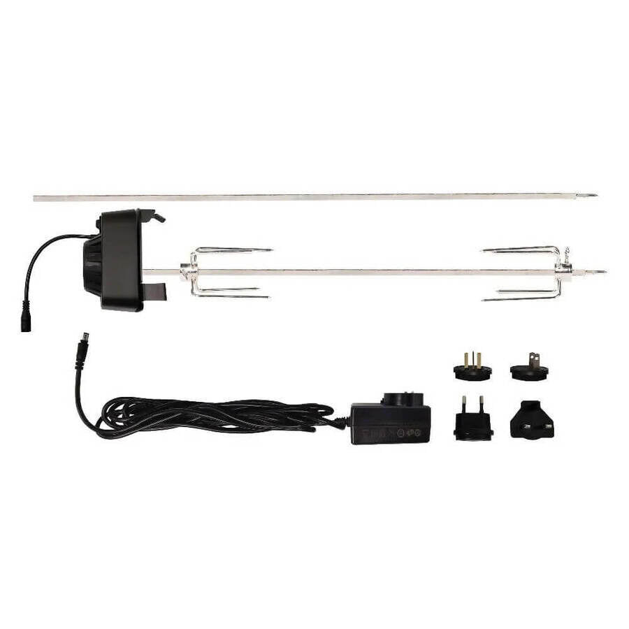 Gravity Series Rotisserie spit Kit for Masterbuilt Smokers
