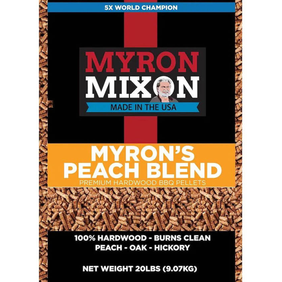 Peach Blend BBQ Pellets  9kg | Myron Mixon 