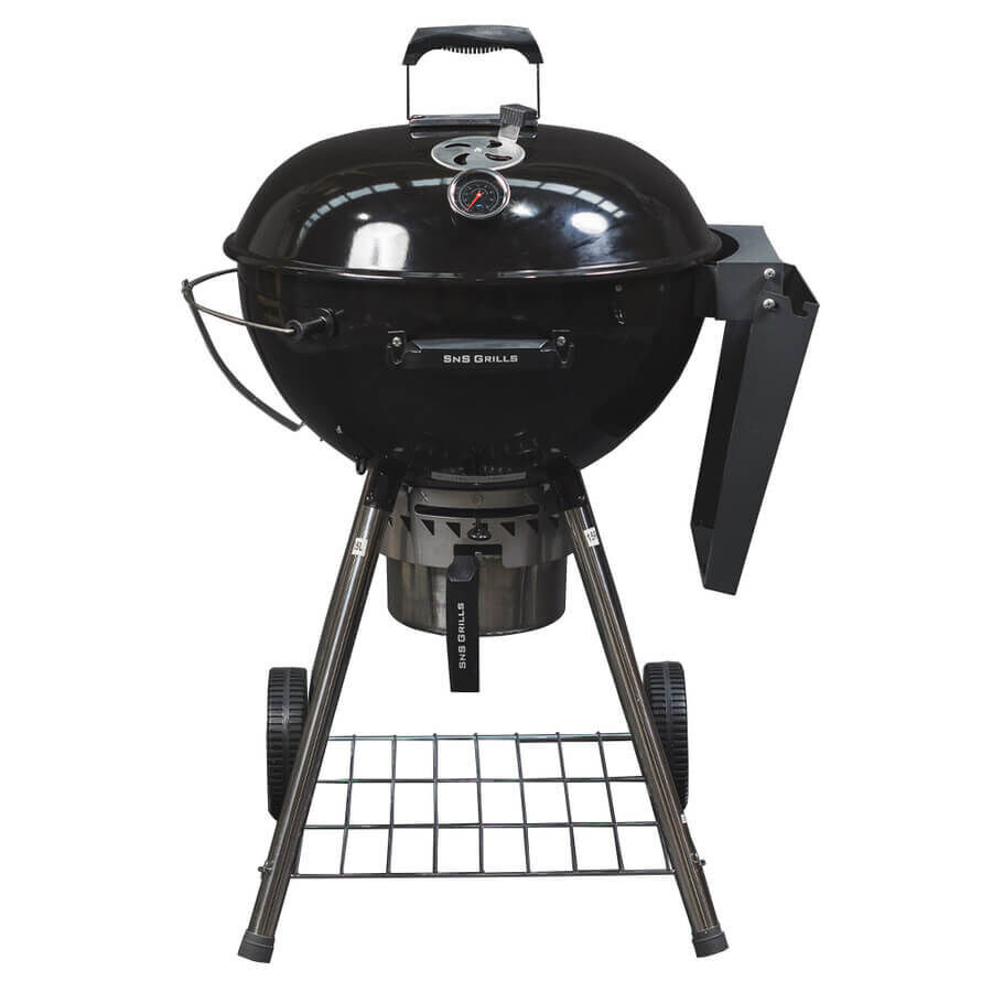 SNS Grills - Slow 'N Sear Kettle BBQ- Black