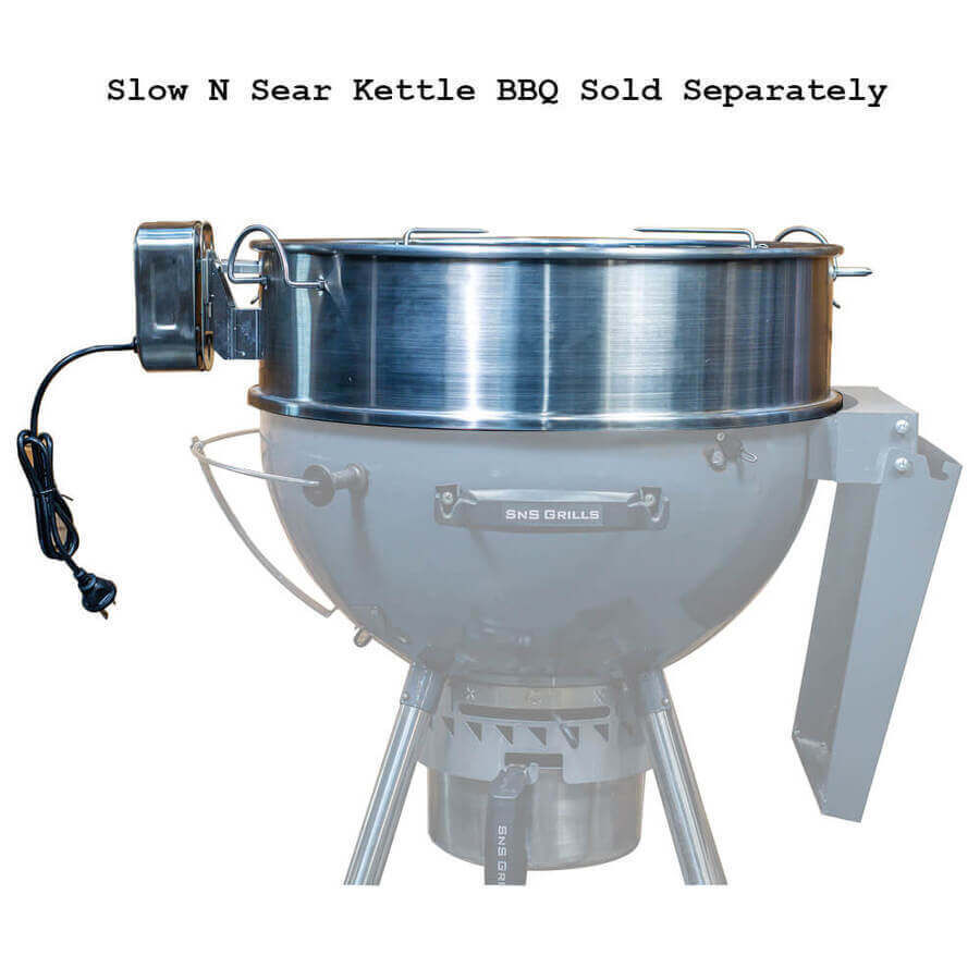 Slow 'N Sear Kettle Ring Rotisserie Kit 