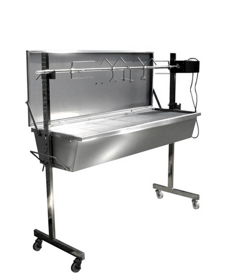 Large Stainless 60kg Warrior Pig Spit Roaster Rotisserie
