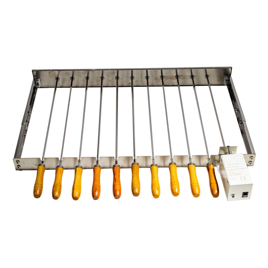 Kebab Skewers Attachment for BBQ - Stainless Steel