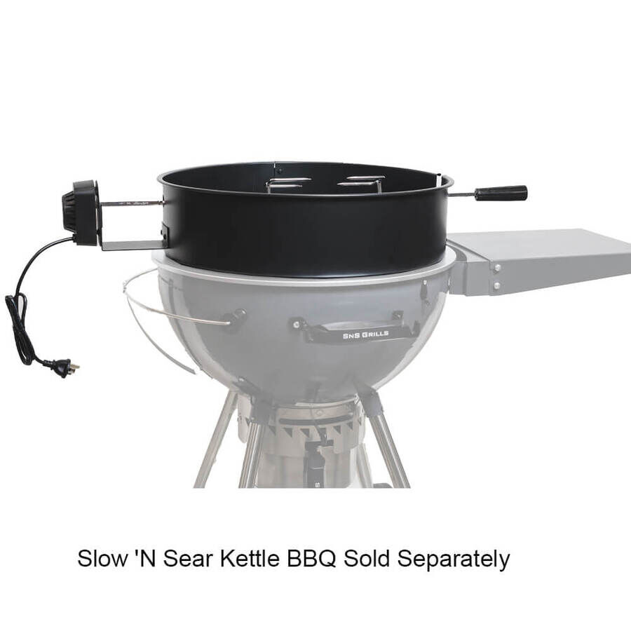 57cm Kettle Rotisserie Kit | Flaming Coals