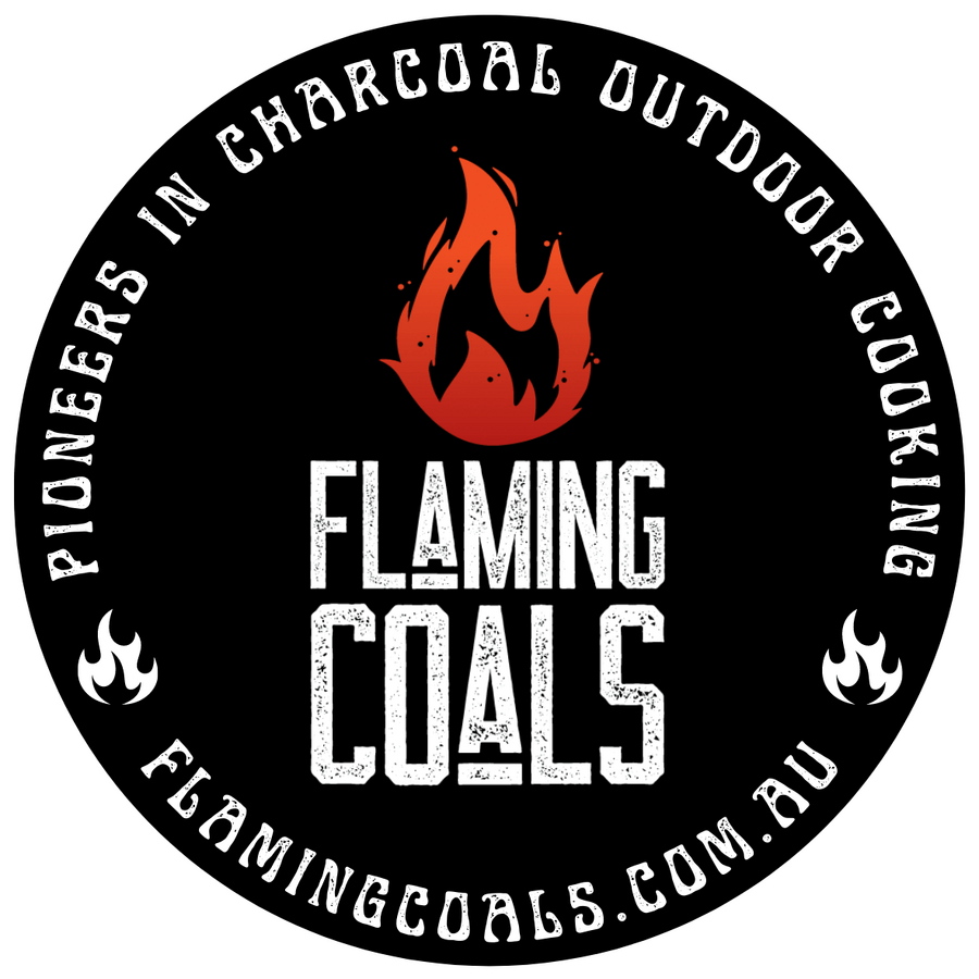 BBQ Community Stickers | Flaming Coals 