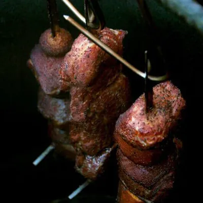 10 inch Hanging Skewers - Set of 4 for Pit Barrel Cooker hover