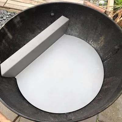 BBQ Offset Plate 57cm Weber by JG's BBQ hover