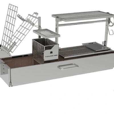 Argentine Santa Maria Wood Fire & Charcoal Gaucho Grill | Tagwood hover