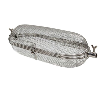Rotisserie Basket | Round Cage Tumbler by Flaming Coals hover