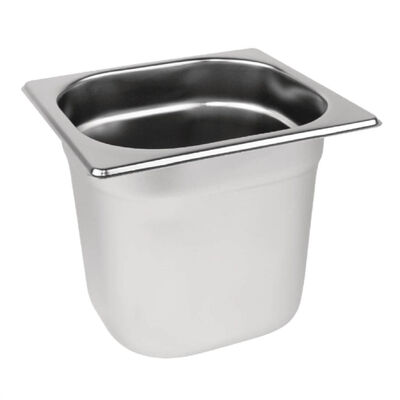 Stainless Steel Heavy Duty 1/6 Gastronorm Tray 150mm | Vogue hover