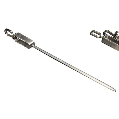 Flat BBQ Kebab Skewers with Easy Sliding Handle hover