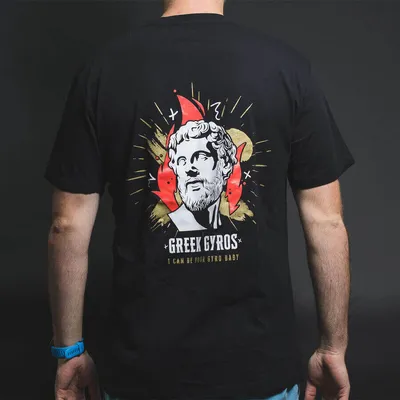 Flaming Coals T-Shirt- Gyros hover