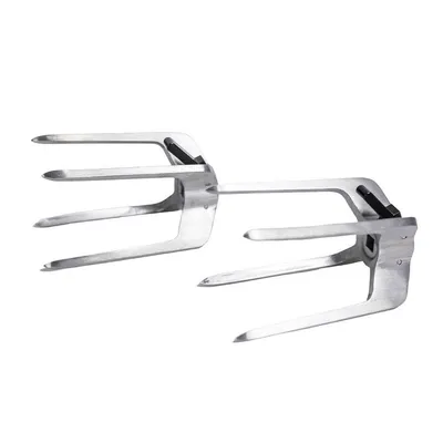 Rotisserie Forks for Everdure Fusion BBQ Spit hover