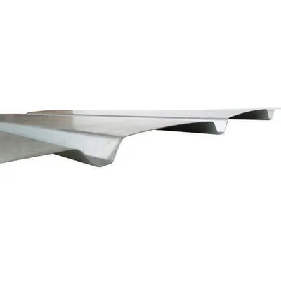 Galvanised Charcoal Sheet 700mm x 455mm | Outdoor Central hover