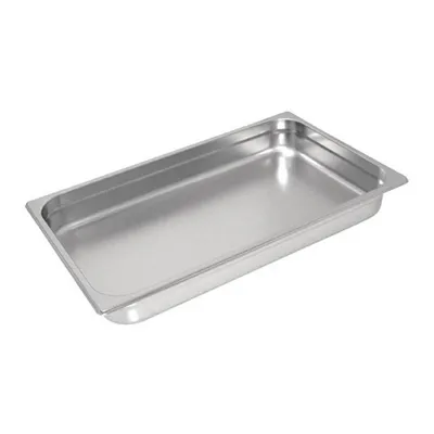 Heavy Duty Stainless Steel Gastronorm Tray 100mm | Vogue hover