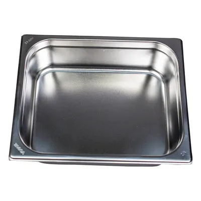 Stainless Steel Heavy Duty 1/2 Gastronorm Trays 100mm | Vogue hover