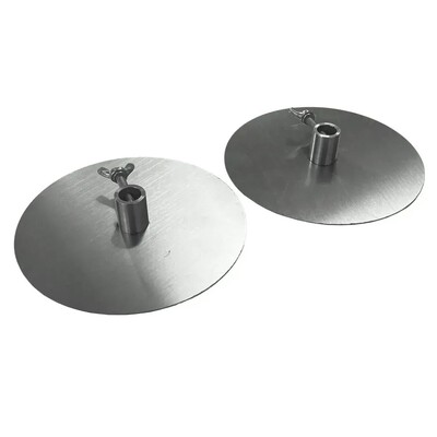 Souvlaki Stainless Steel Gyros Plate 14mm x2 hover
