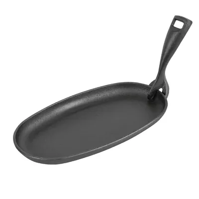 Cast-Iron Oval Sizzler Platter 240x140mm  | Olympia  hover