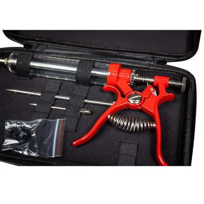Pistol Grip Injector 50ml with Case - Flaming Coals hover