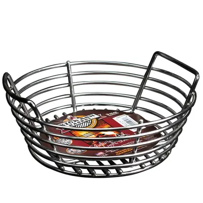Kick Ash Basket for Kamado Joe- Joe Junior in Stainless steel hover
