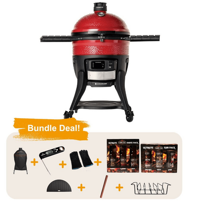 Kamado Joe Big Joe Konnected - Digital Charcoal Grill and Smoker  - Bundle hover