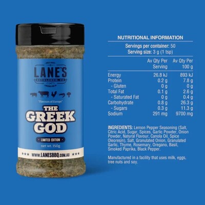 The Greek God Pitmaster | Lanes hover