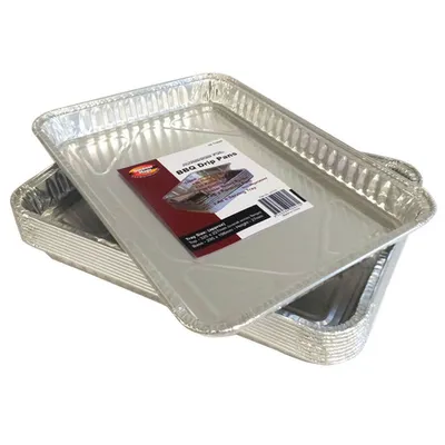 Aluminium BBQ Drip Trays - Pack of 10 | Outdoor Magic hover