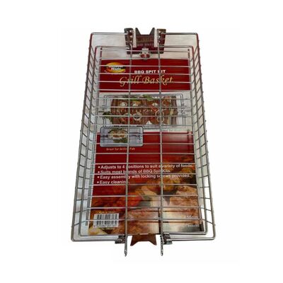 Rotisserie BBQ Basket Chrome | Outdoor Magic hover