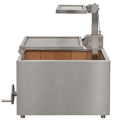 Pro Built-In Parrilla Argentinian BBQ Grill with Warming Rack hover
