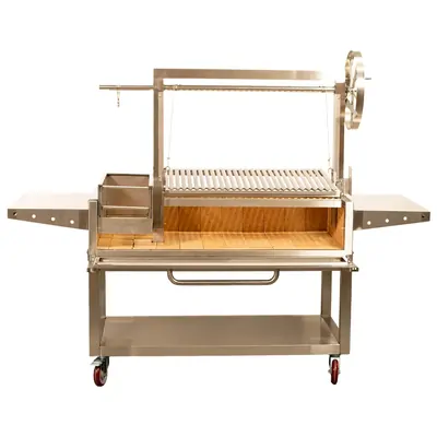 Stainless Steel Parrilla Argentina Grill With Brasero Bundle hover