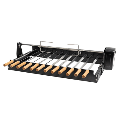 Deluxe Stainless Steel Cypriot Spit Grill Top Rotisserie hover