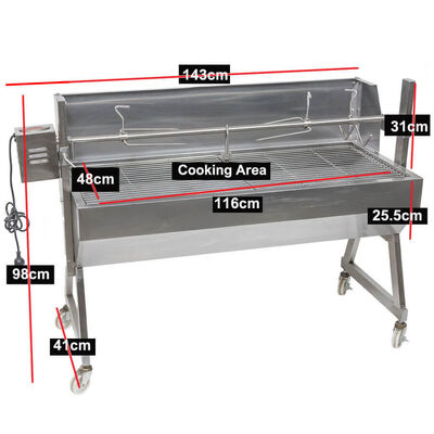 1200 Stainless Steel Spartan Spit Roaster  Pro Bundle hover