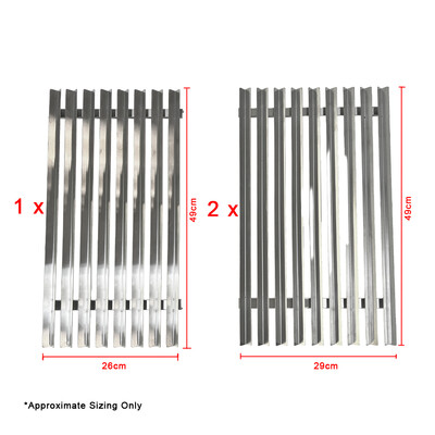 Stainless Steel V Grills for Parrilla BBQ 950 | 3 Piece Set hover