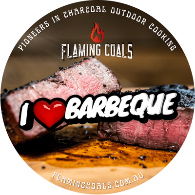 BBQ Community Stickers | Flaming Coals hover