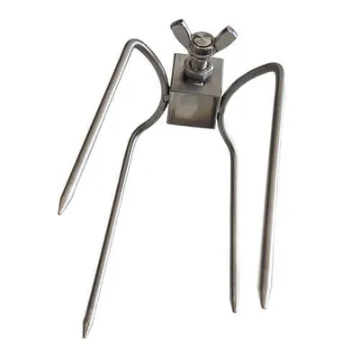 Large 4 Prong Rotisserie Fork for Chicken - 22mm Square - x2 - Flaming Coals hover